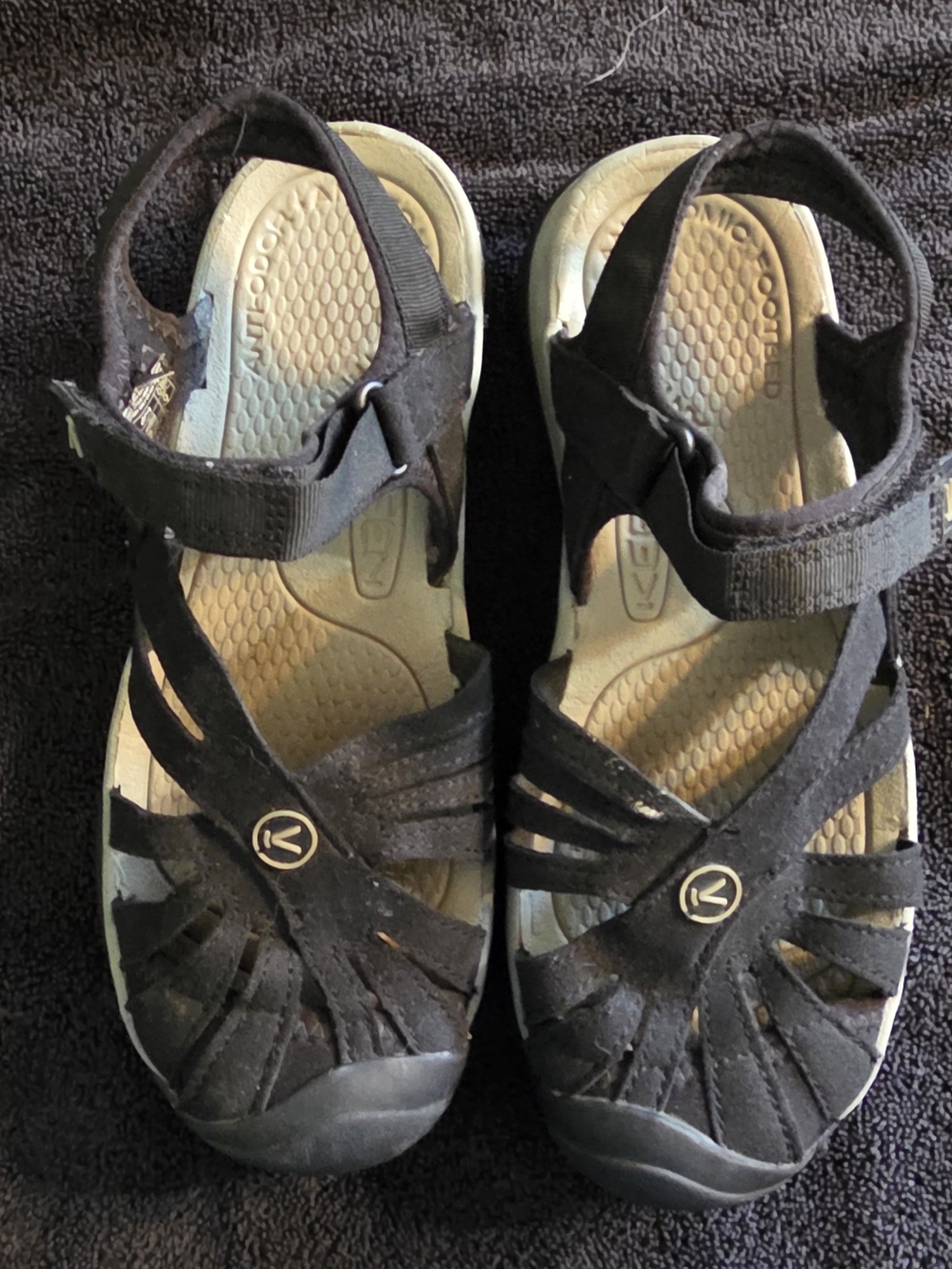 KEEN Black Closed-Toe Sandals